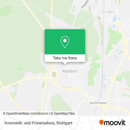 Kosmetik- und Frisiersalons map