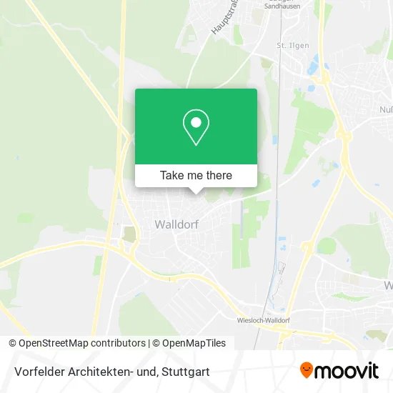 Карта Vorfelder Architekten- und