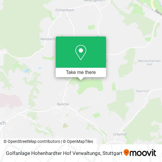 Карта Golfanlage Hohenhardter Hof Verwaltungs