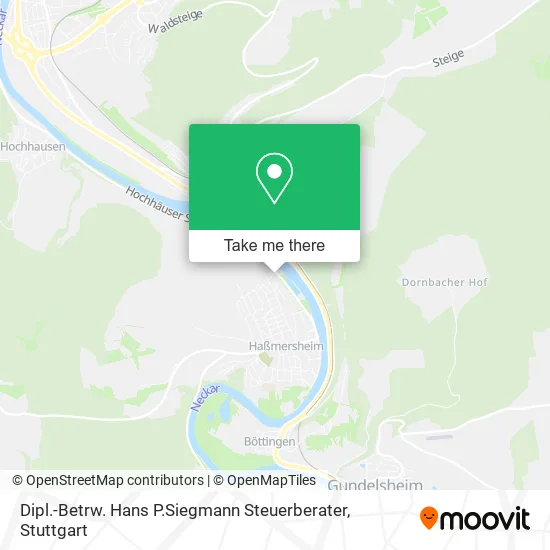 Карта Dipl.-Betrw. Hans P.Siegmann Steuerberater