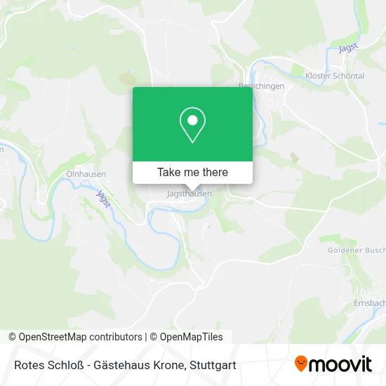 Rotes Schloß - Gästehaus Krone map