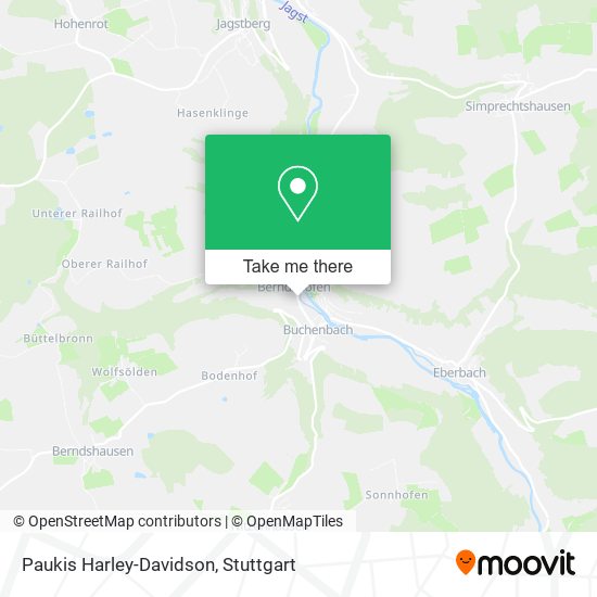 Paukis Harley-Davidson map