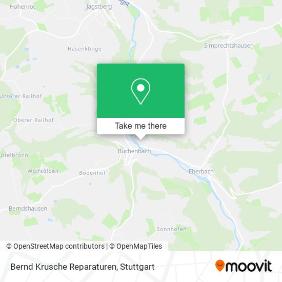 Карта Bernd Krusche Reparaturen