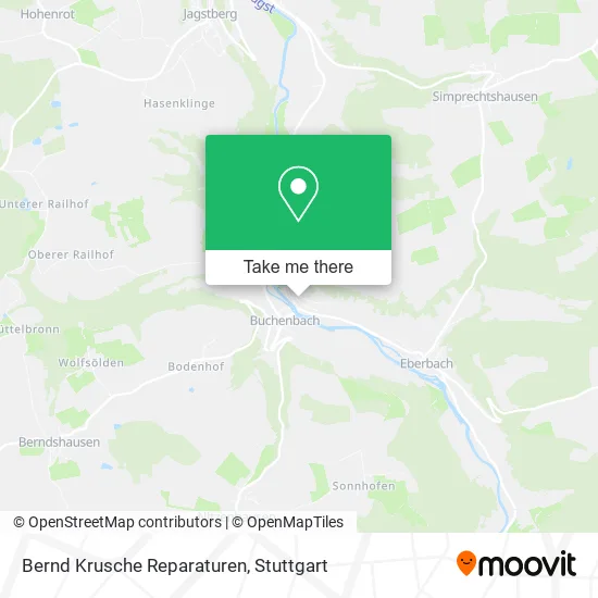 Карта Bernd Krusche Reparaturen