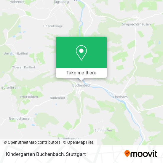 Kindergarten Buchenbach map