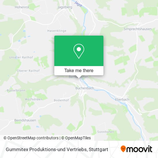 Gummitex Produktions-und Vertriebs map