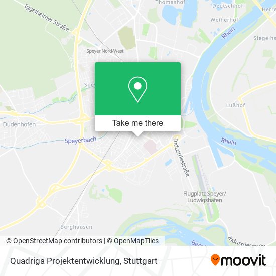 Quadriga Projektentwicklung map