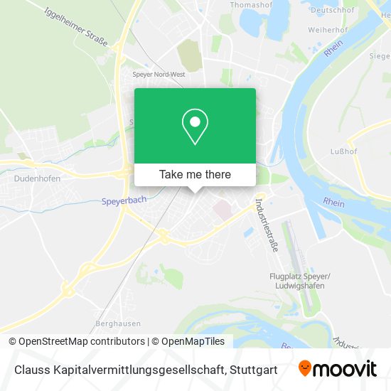 Карта Clauss Kapitalvermittlungsgesellschaft
