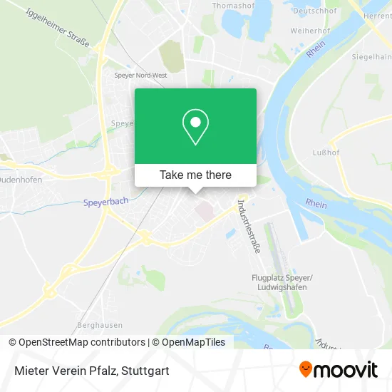 Карта Mieter Verein Pfalz