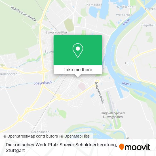 Diakonisches Werk Pfalz Speyer Schuldnerberatung map