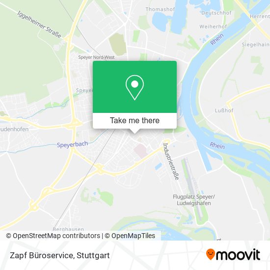 Zapf Büroservice map