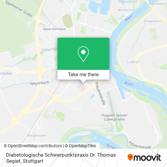 Карта Diabetologische Schwerpunktpraxis Dr. Thomas Segiet