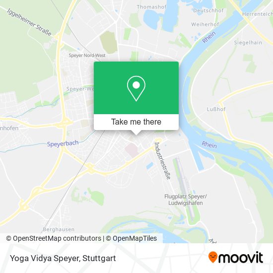 Yoga Vidya Speyer map