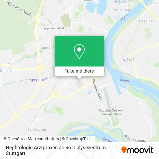 Карта Nephrologie Arztpraxen Ze:Ro Dialysezentrum