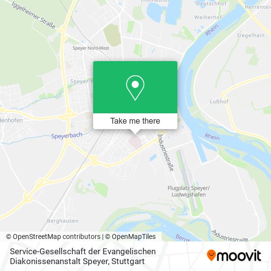 Service-Gesellschaft der Evangelischen Diakonissenanstalt Speyer map