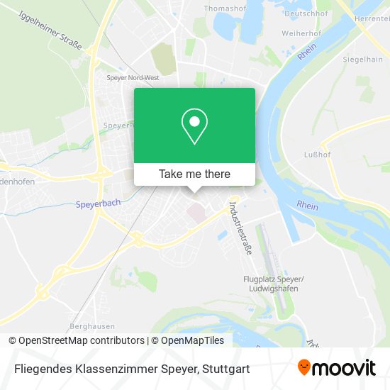 Карта Fliegendes Klassenzimmer Speyer