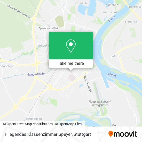 Карта Fliegendes Klassenzimmer Speyer