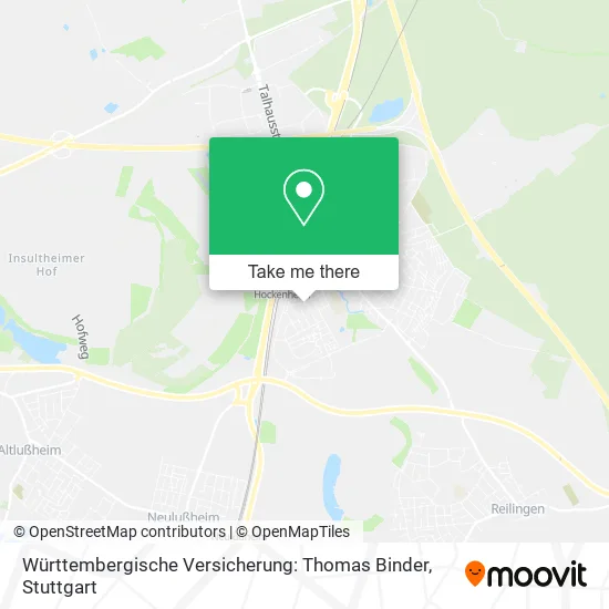 Карта Württembergische Versicherung: Thomas Binder