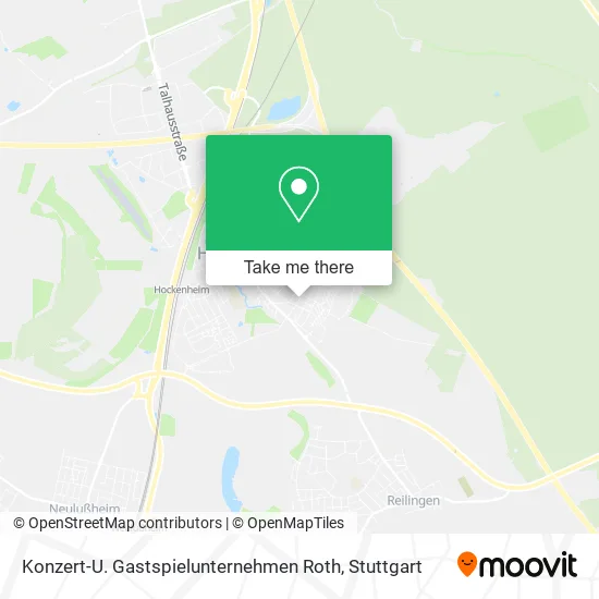 Карта Konzert-U. Gastspielunternehmen Roth
