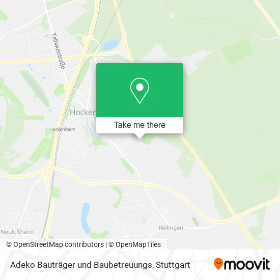 Карта Adeko Bauträger und Baubetreuungs