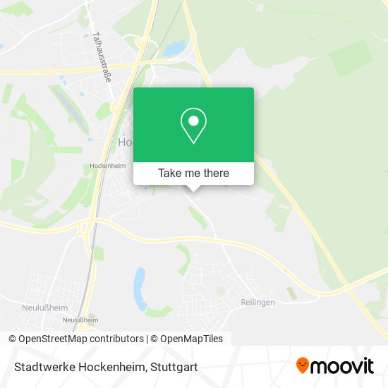 Stadtwerke Hockenheim map
