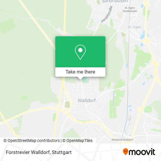 Карта Forstrevier Walldorf