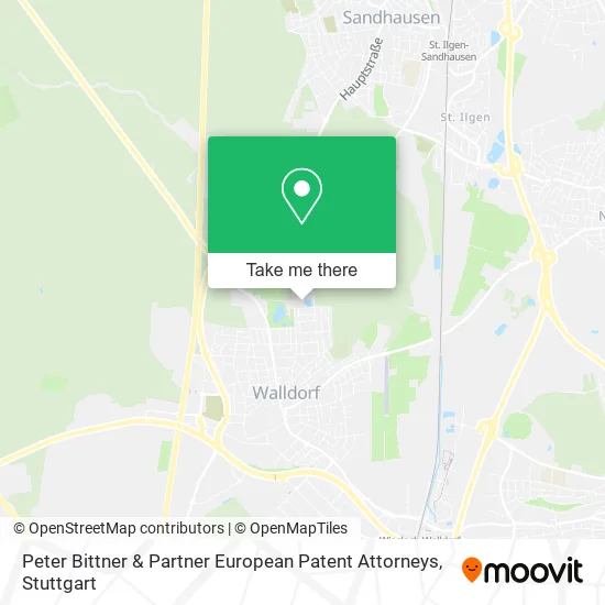 Карта Peter Bittner & Partner European Patent Attorneys