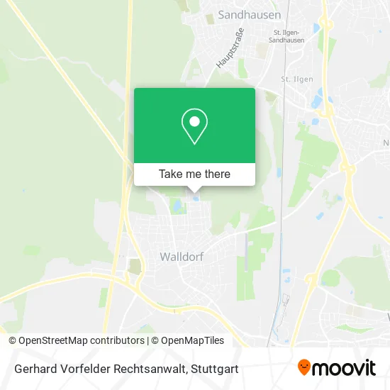 Карта Gerhard Vorfelder Rechtsanwalt