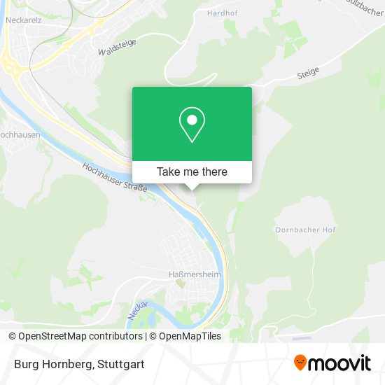 Burg Hornberg map