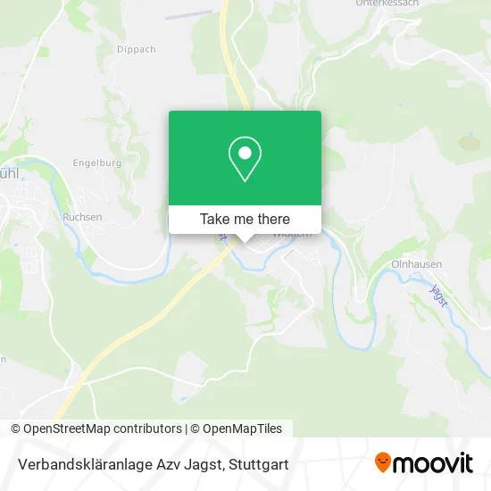 Карта Verbandskläranlage Azv Jagst