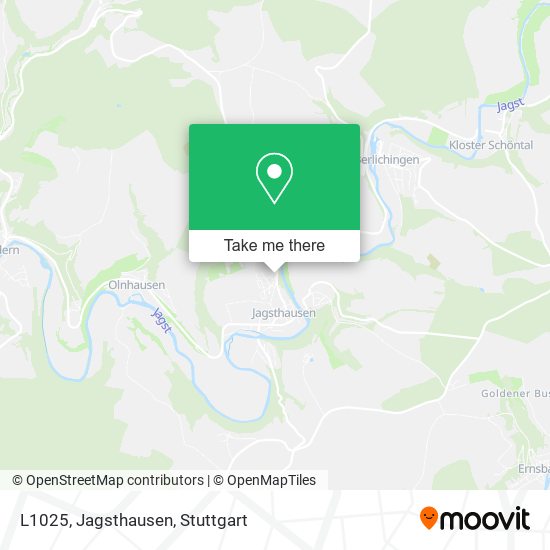 Карта L1025, Jagsthausen