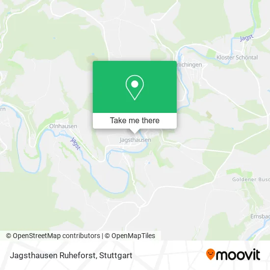 Карта Jagsthausen Ruheforst