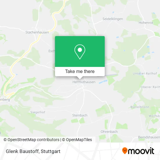 Glenk Baustoff map