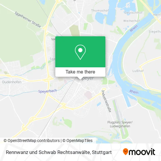 Карта Rennwanz und Schwab Rechtsanwälte