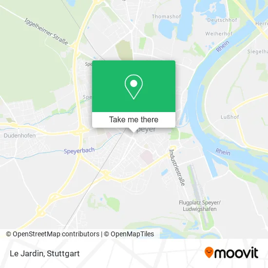 Карта Le Jardin