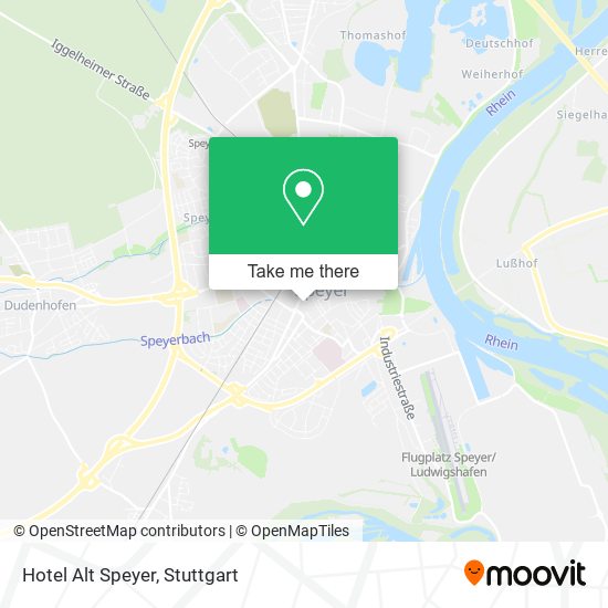 Карта Hotel Alt Speyer