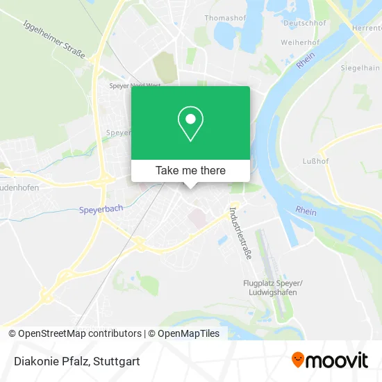 Карта Diakonie Pfalz