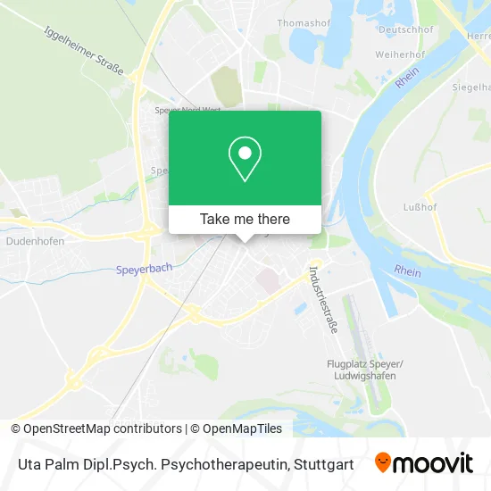 Карта Uta Palm Dipl.Psych. Psychotherapeutin