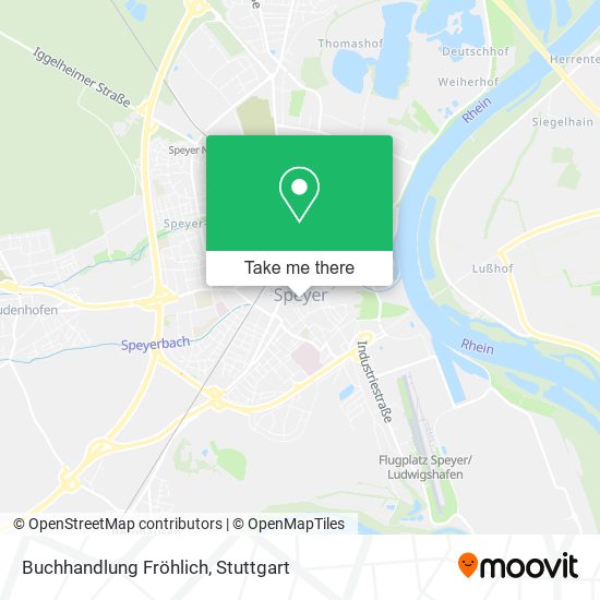 Buchhandlung Fröhlich map