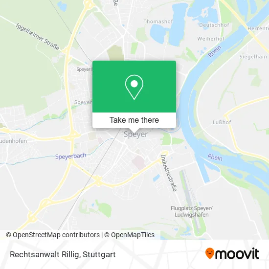 Карта Rechtsanwalt Rillig