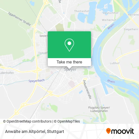 Карта Anwälte am Altpörtel