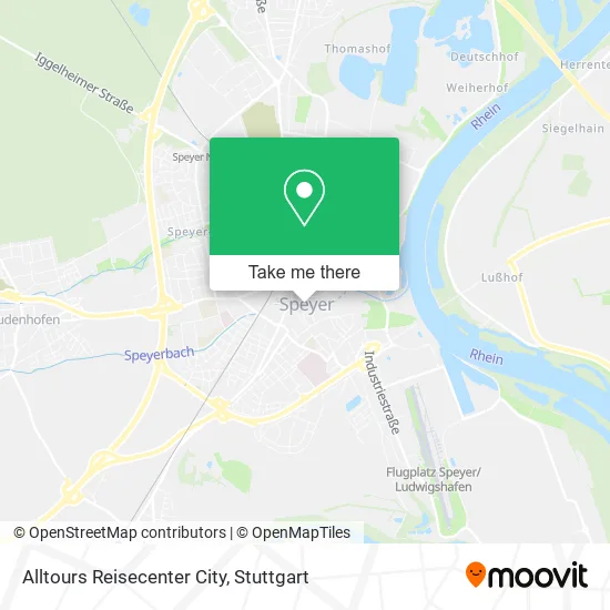 Карта Alltours Reisecenter City