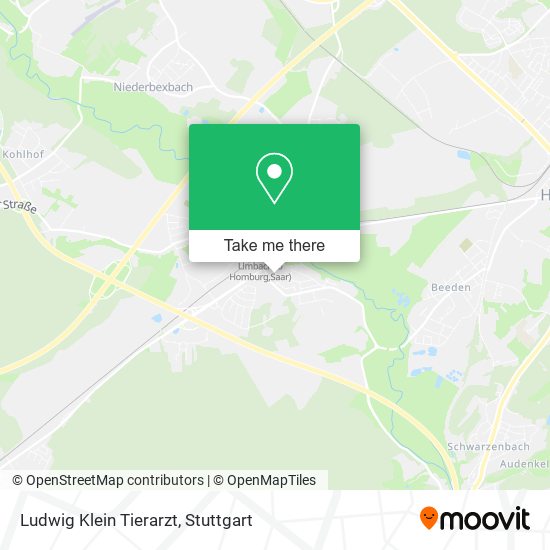 Ludwig Klein Tierarzt map