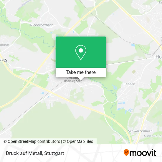 Карта Druck auf Metall