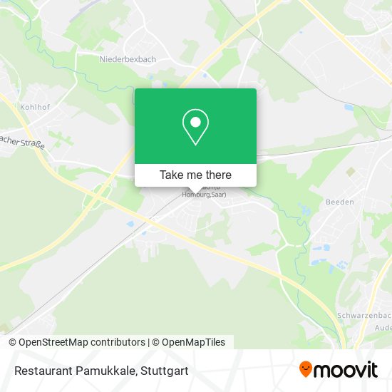Restaurant Pamukkale map