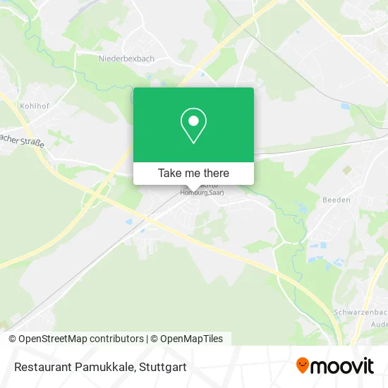 Карта Restaurant Pamukkale