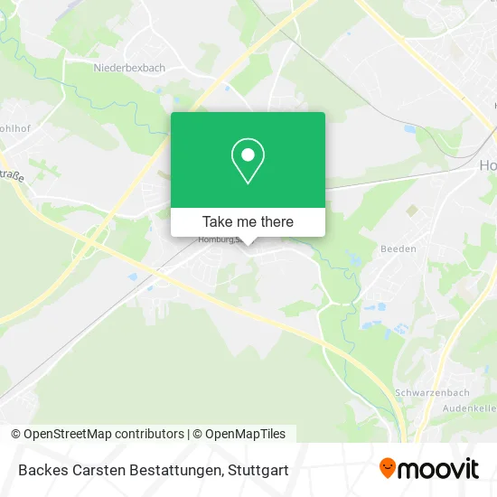 Карта Backes Carsten Bestattungen