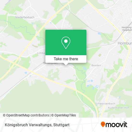 Königsbruch Verwaltungs map