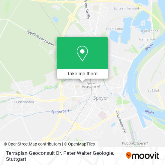 Terraplan-Geoconsult Dr. Peter Walter Geologie map