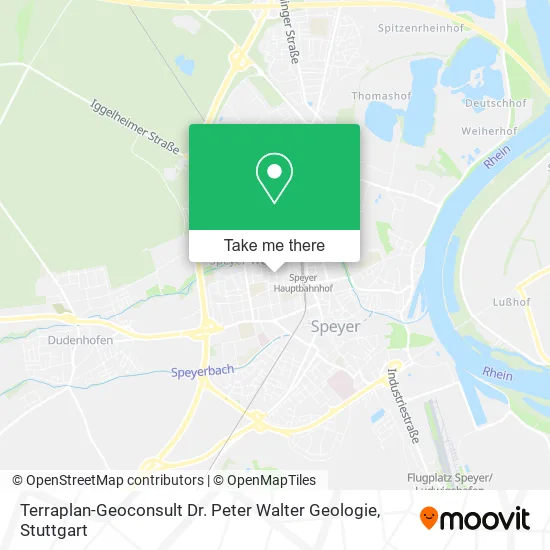 Карта Terraplan-Geoconsult Dr. Peter Walter Geologie